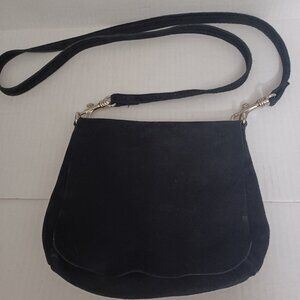 LA DOLCE VITA GENUINE LEATHER SUEDE CROSSBODY HANDBAG